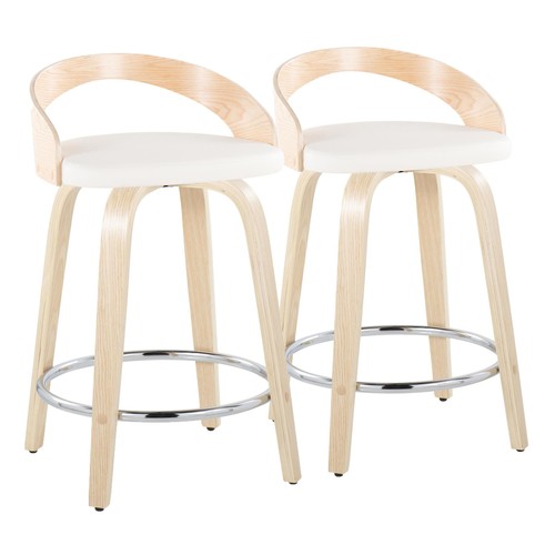 Grotto 25" Fixed-height Counter Stool - Set Of 2